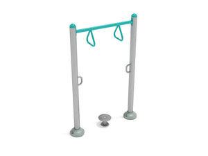 Fitness Silver/Teal