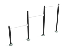 Triple Station Inclined Chin Up Bars