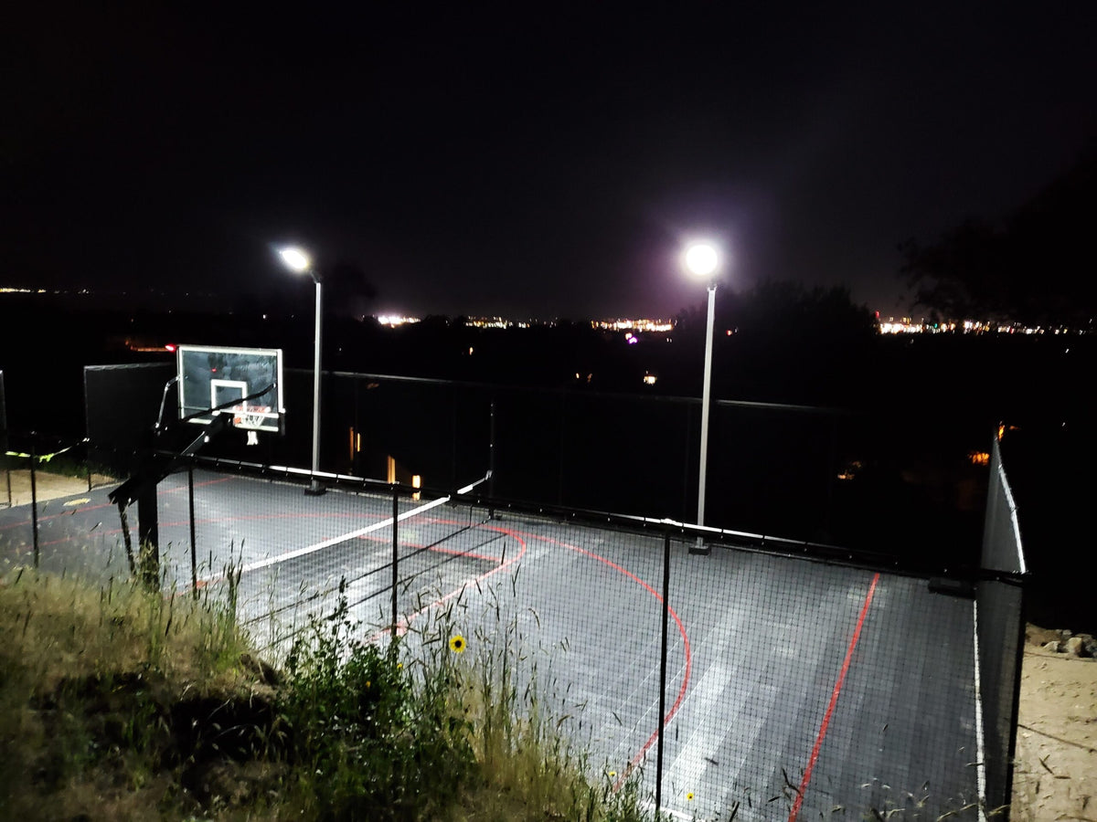 Dominator Basketball Court Light – Full Assembly