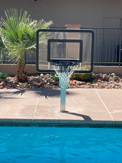 Dominator Aluminum Poolside Inground Basketball Hoop