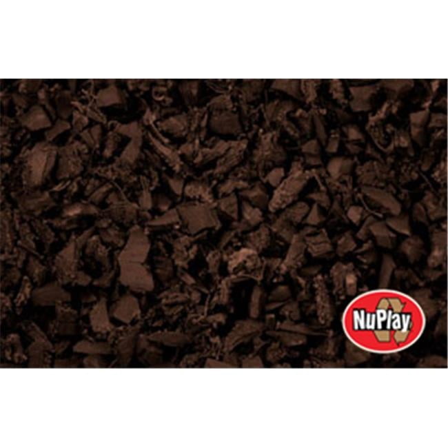 Rubber Mulch 75 cubic feet of NuPlay (1,950 lb Big Bag)