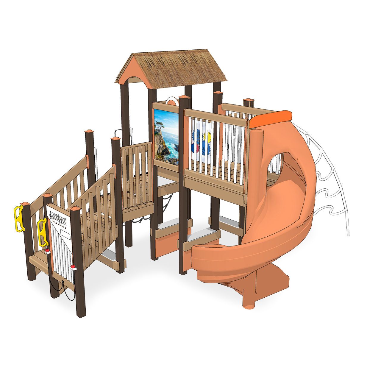 Monterey Recycled Play Structure – Playground Equipment Professionals