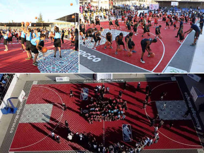 ProTile Full Court Basketball Floor, 46×78, Kit