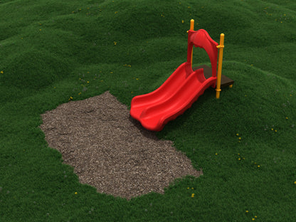 7.25 Foot Bed Length - Double Straight Embankment Slide