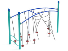 Single Post Double Tilted Lily Pad Bridge with Net Attachment