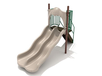 4 Foot Double Wave Slide