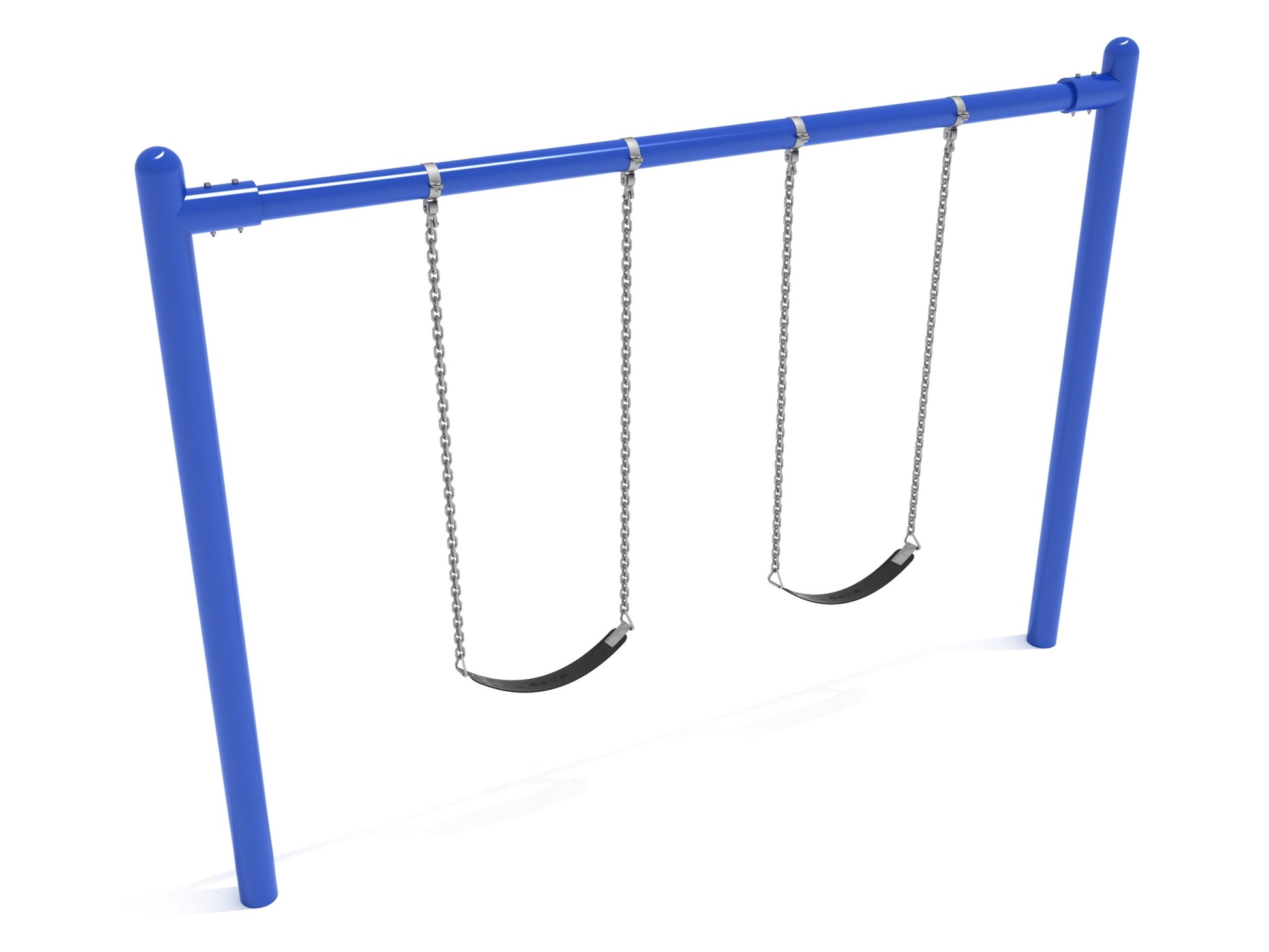 Elite Series 5 inch Single Post Swing 1 Bay with Belt Seats - 8 Foot