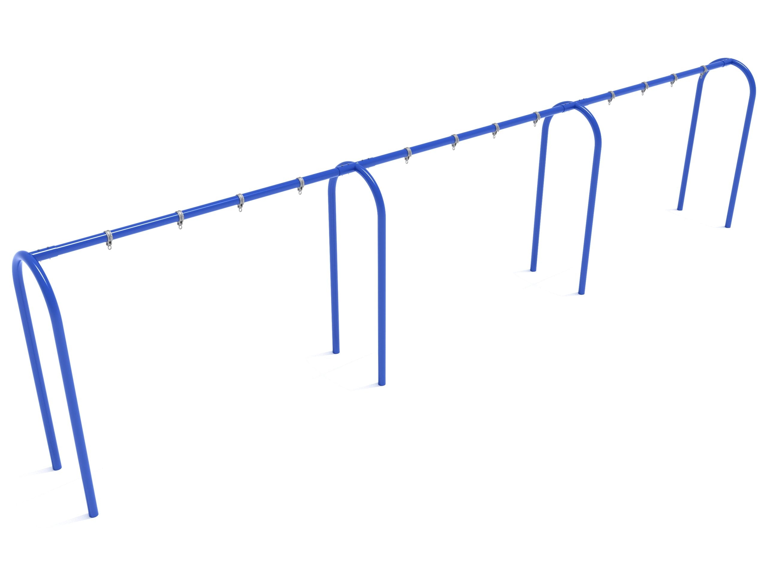 3 Bay - Frame Only with Hangers - No Swings