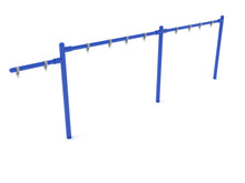 2 Bay- 1 Cantilever Single Post Swing - Frame with Hangers Only - No Swings