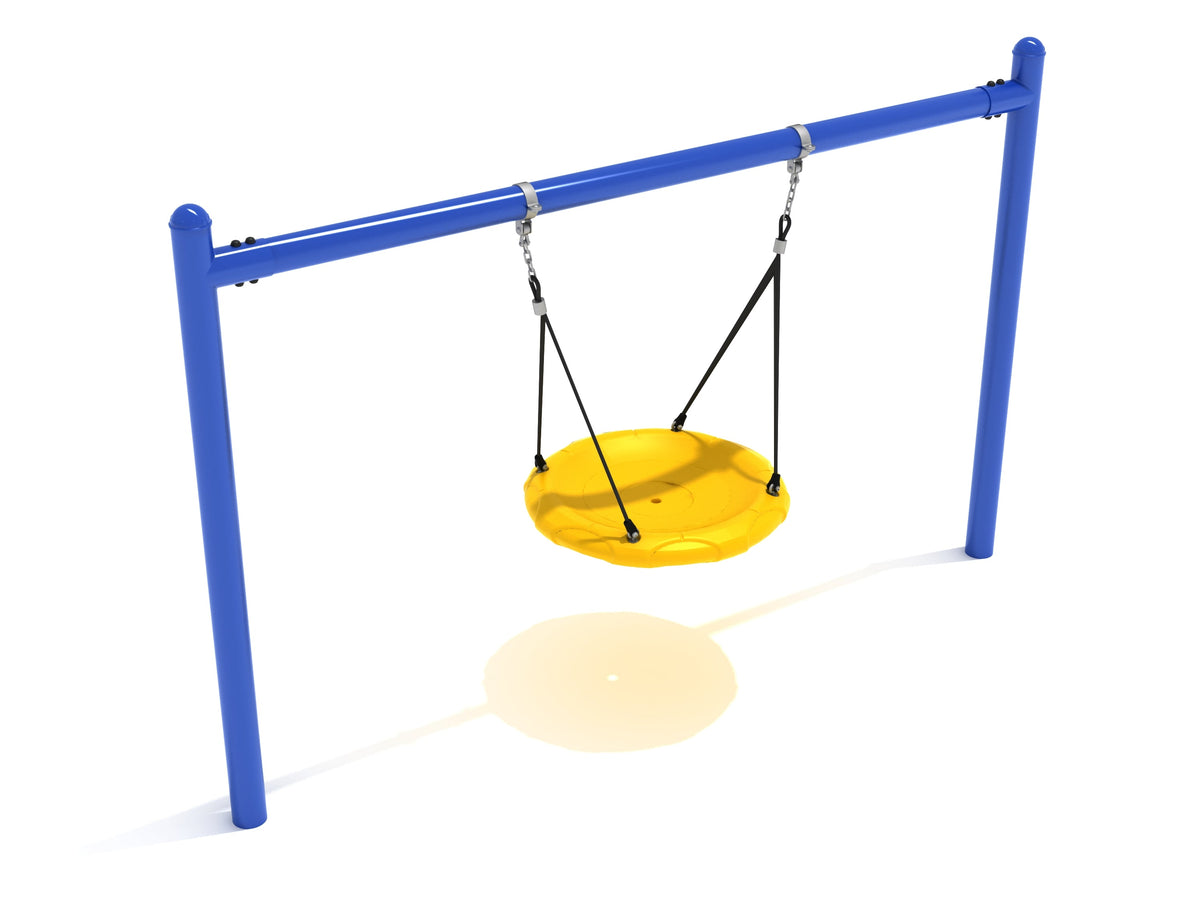 7 Feet High Elite Single Post Nest Swing
