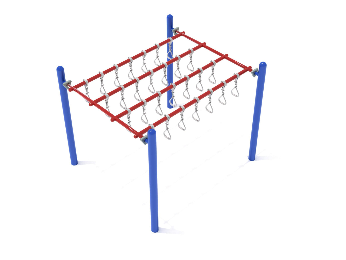 Freestanding Quadruple Straight Swinging Ring Ladder