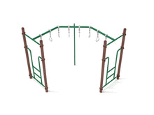 Freestanding 90-Degree Swinging Ring Ladder