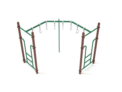 Freestanding 90-Degree Swinging Ring Ladder