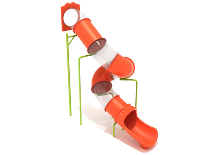 13 Foot Spiral Tube Slide Component - Slide and Supports