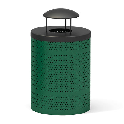 Trash Receptacle with Lid - QS72-21022-110 - manufacturer product view