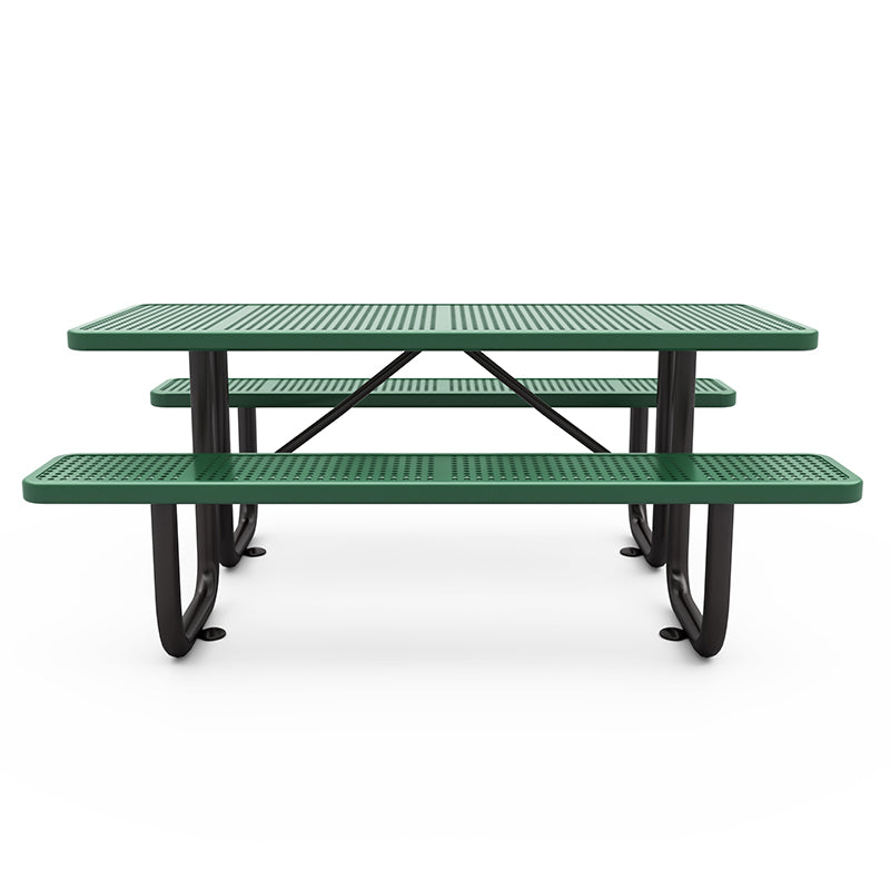 6′ Heavy-duty Rectangular Picnic Table - QSSAP-21001-110 - manufacturer product view