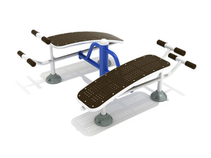 Fitness Pacific Blue/White