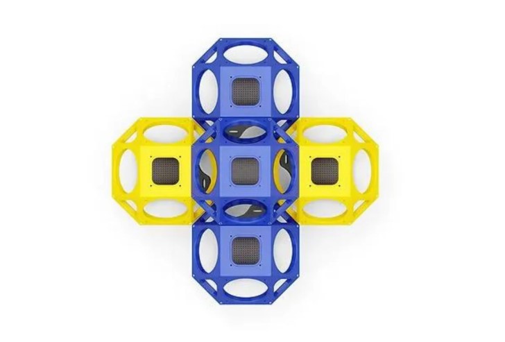 Ruby Qube Climbing Cube Cluster