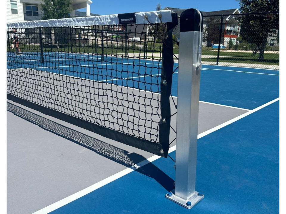 Dominator Surface Mount Pickleball Posts & Net Systems