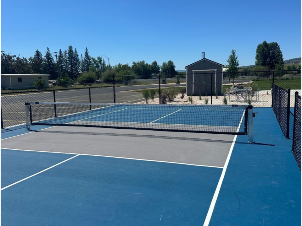Dominator Surface Mount Pickleball Posts & Net Systems