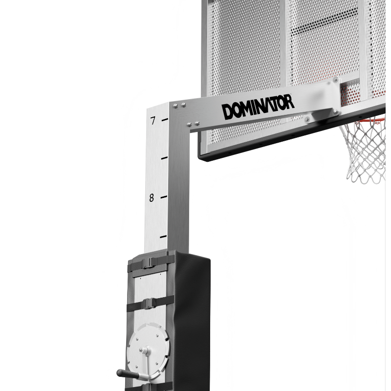 Dominator Pro 72″ Basketball Hoop – Shatterproof Aluminum Backboard