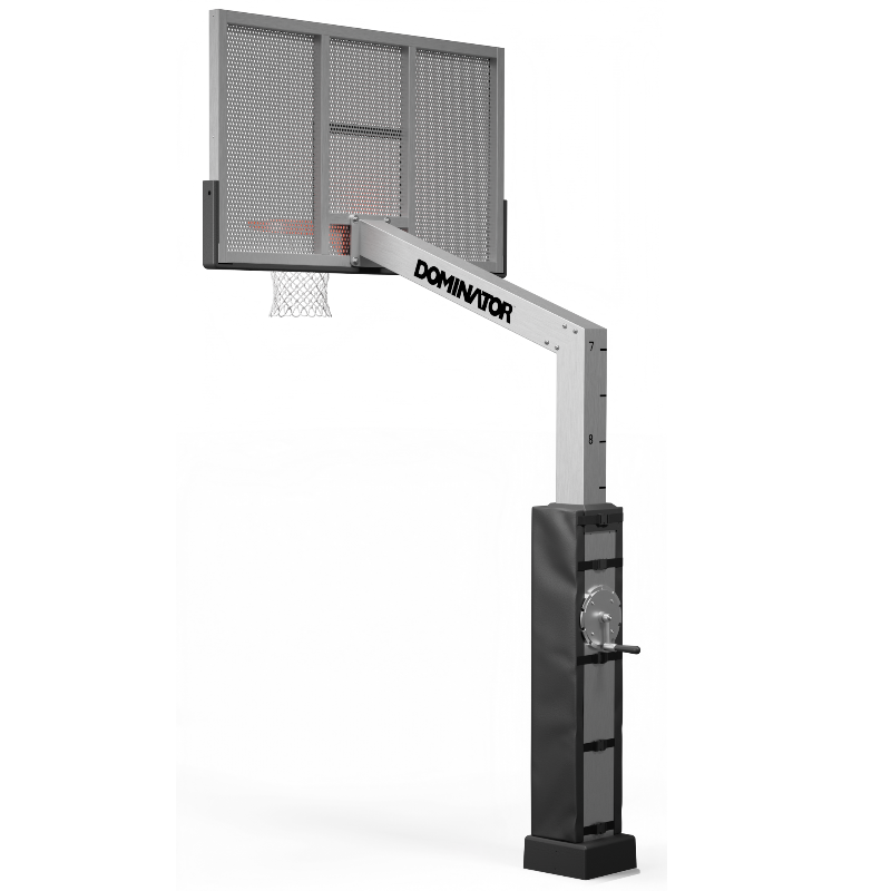 Dominator Pro 72″ Basketball Hoop – Shatterproof Aluminum Backboard