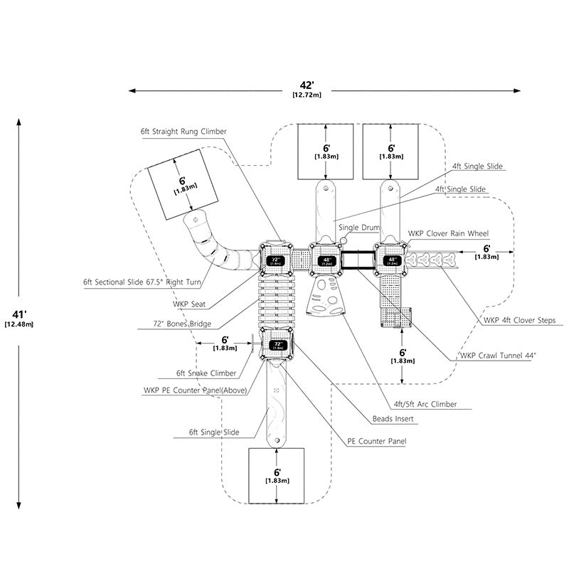 ARCH GLIDER - WKP35-0106N12 - manufacturer top view