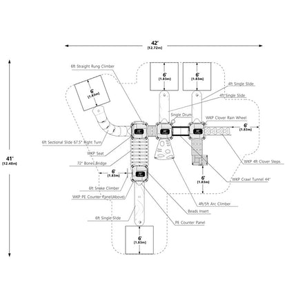 ARCH GLIDER - WKP35-0106N12 - manufacturer top view