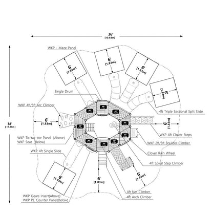 QUAD RUSH - WKP35-0108N00 - manufacturer top view