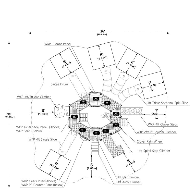 QUAD RUSH - WKP35-0108P12 - manufacturer top view