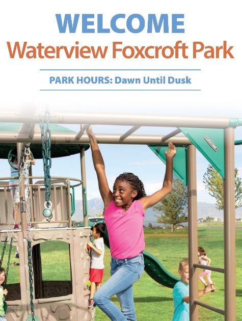 Waterview Foxcroft Custom Sign 240528-LH-2-CR001 back