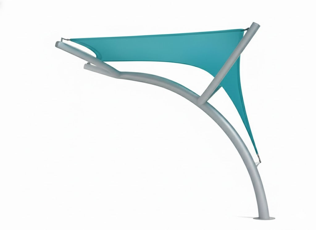 Pegasus Shade Structure example; pictured size and colors may vary
