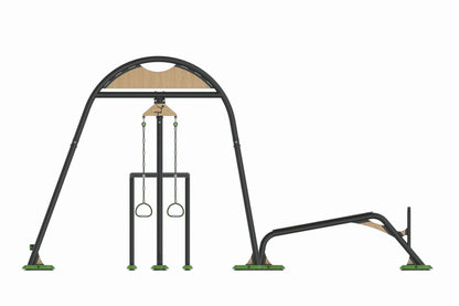 Cemer Calisthenics Workout Equipment ACT 103 Outdoor Fitness Station