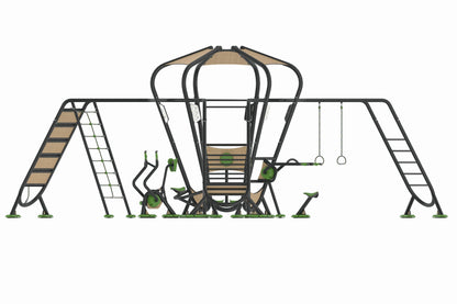 Cemer X Ergonom Fitness ACT 113 Outdoor Fitness Station