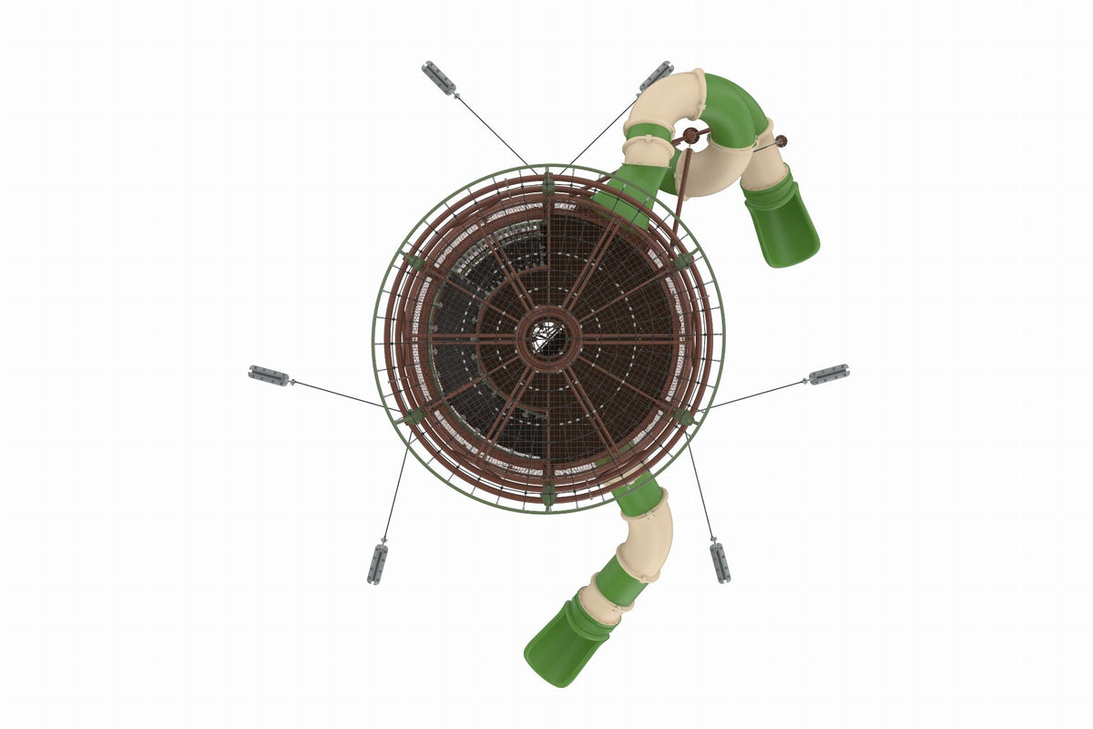 Cemer Fantastic Series AGFS 251-P Helix Tower Play Structure
