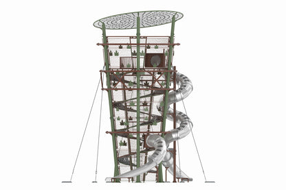 Cemer Fantastic Series AGFS 251 Helix Tower Play Structure