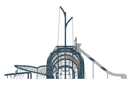 Cemer Fantastic Series AGFS 401-P Whale Play Structure