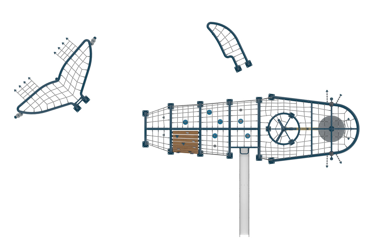 Cemer Fantastic Series AGFS 401-P Whale Play Structure
