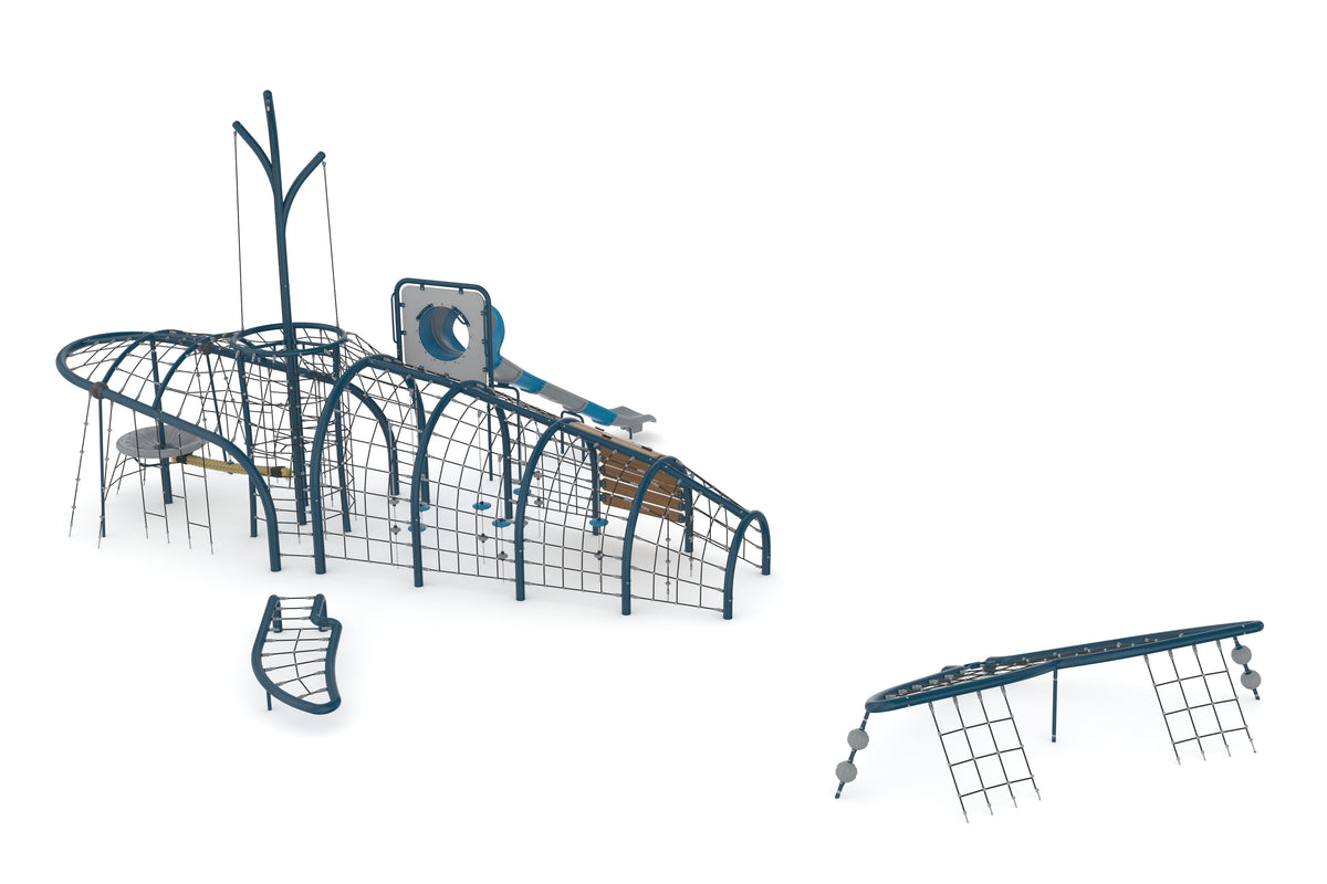 Cemer Fantastic Series AGFS 401-R Whale Play Structure