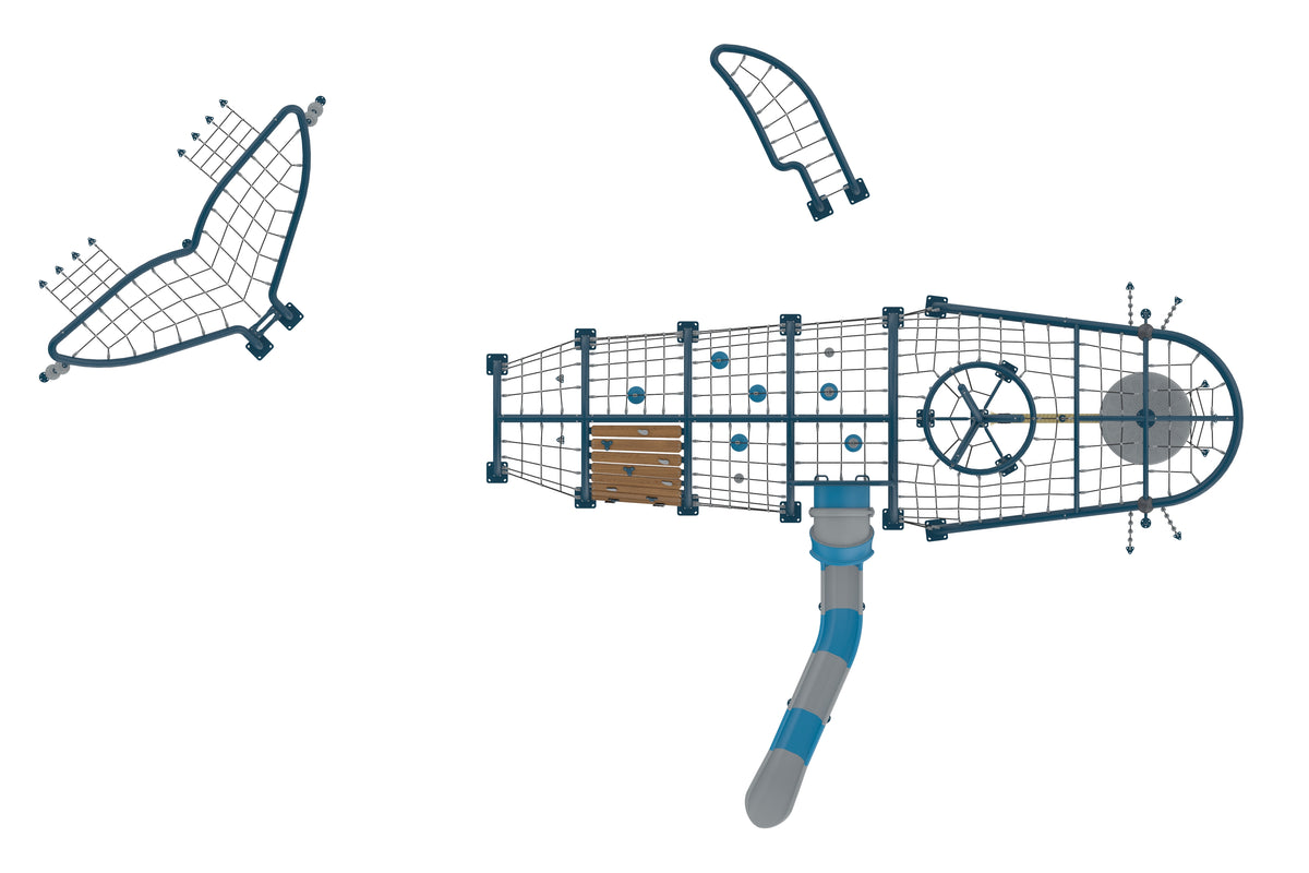 Cemer Fantastic Series AGFS 401-R Whale Play Structure