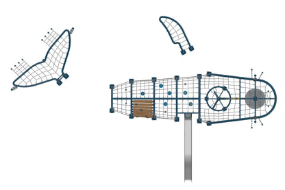 Cemer Fantastic Series AGFS 401- Whale Play Structure