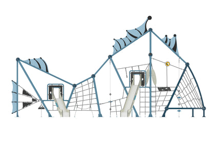 Cemer Fantastic Series AGFS 403-P Monkfish Play Structure