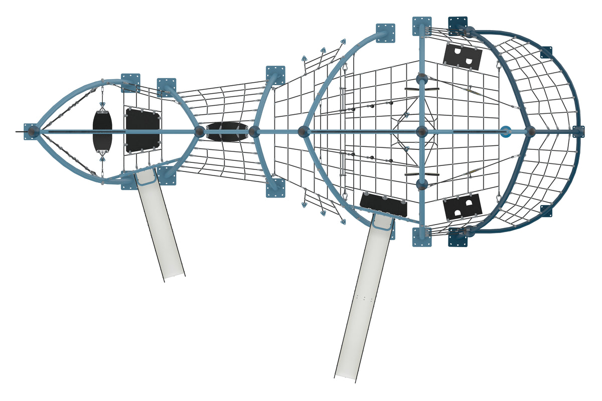 Cemer Fantastic Series AGFS 403-P Monkfish Play Structure