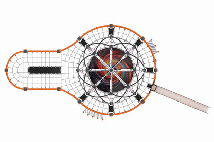 Cemer Fantastic Series AGFS 409-2-1-P Blackhole Play Structure