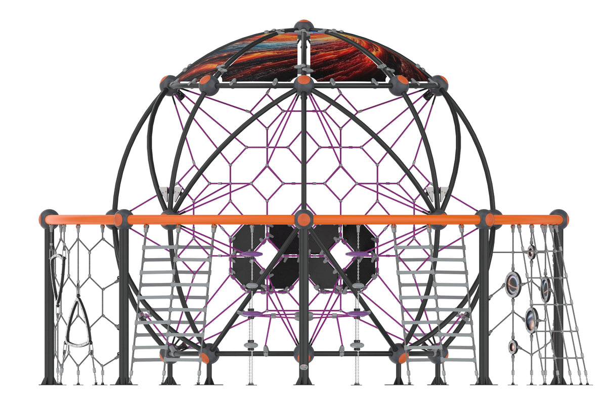 Cemer Blackhole AGFS 409-3 Space-Themed Net Dome Climber