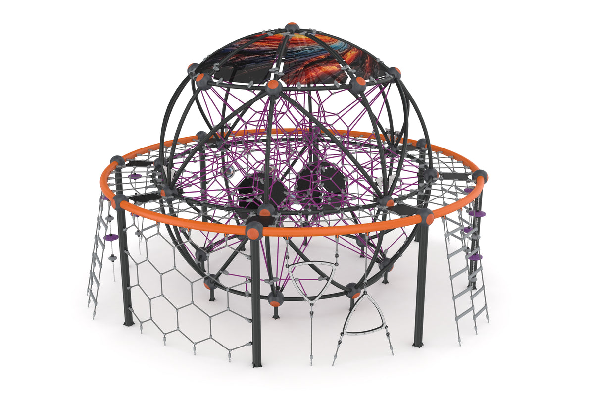 Cemer Blackhole AGFS 409-3 Space-Themed Net Dome Climber