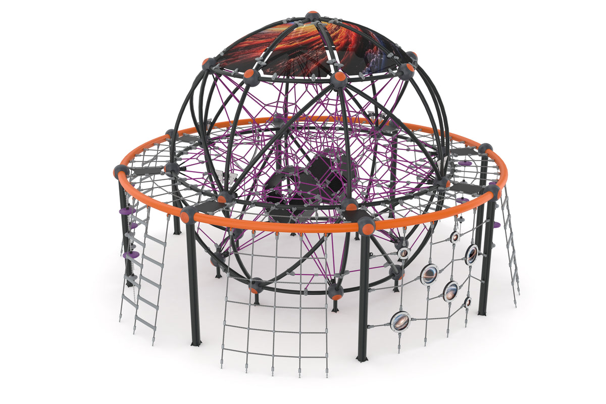 Cemer Blackhole AGFS 409-3 Space-Themed Net Dome Climber
