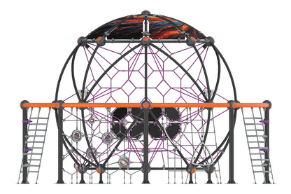 Cemer Blackhole AGFS 409-3 Space-Themed Net Dome Climber
