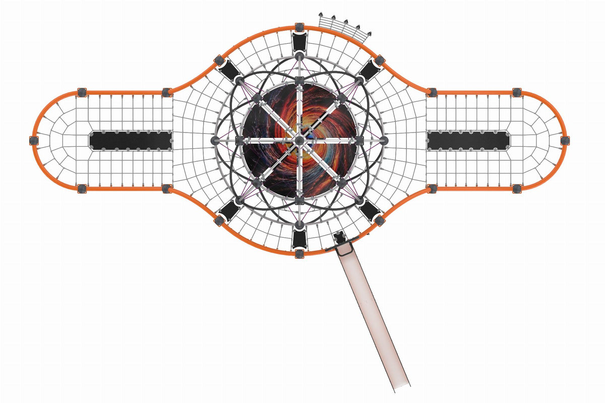 Cemer Fantastic Series AGFS 410-2-1-P Blackhole Play Structure