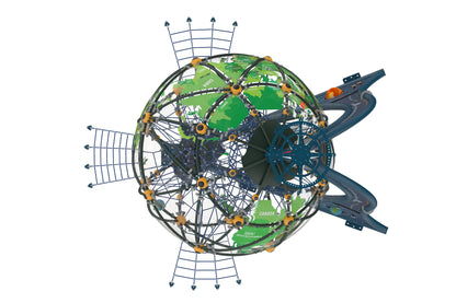 Cemer Fantastic Series AGFS 412-WORLD Globe Play Structure